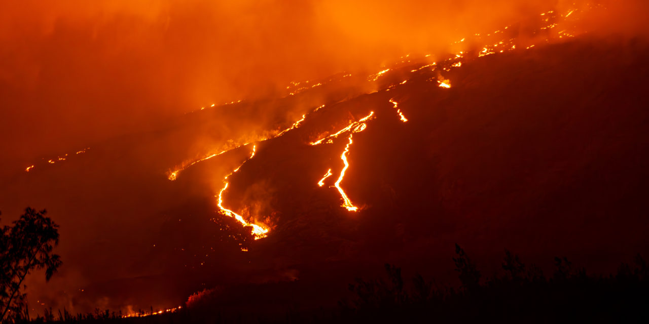 La coulée dorée du Piton de la Fournaise