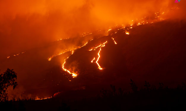 La coulée dorée du Piton de la Fournaise